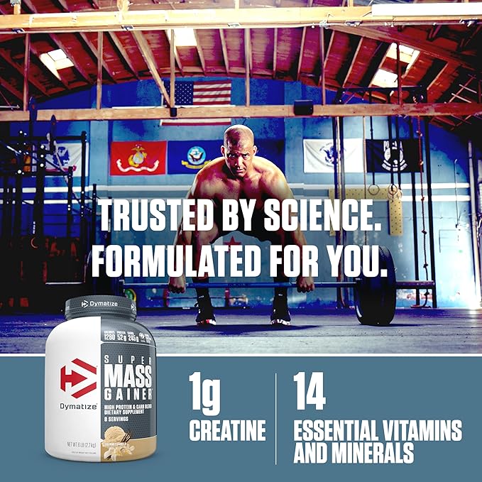 Super Mass Gainer 6 Libras I Dymatize - Imagen 6