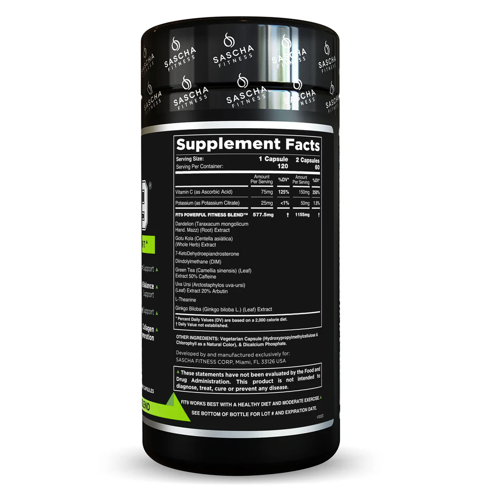 Fit 9 120 Cápsulas I Sascha Fitness - Imagen 7