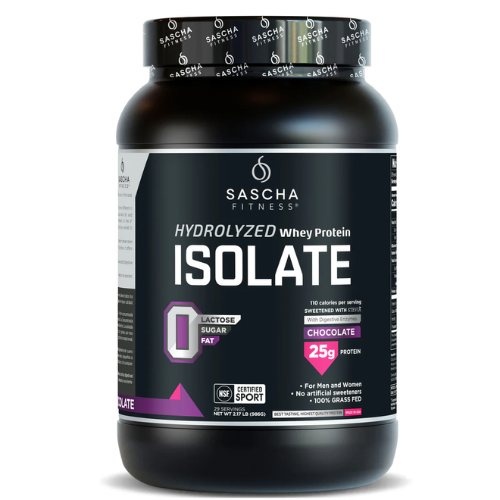 Proteína Sascha Fitness 2lb Isolate Hidrolizada frente
