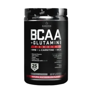 BCAA + Glutamina de Sascha Fitness (25 servicios)