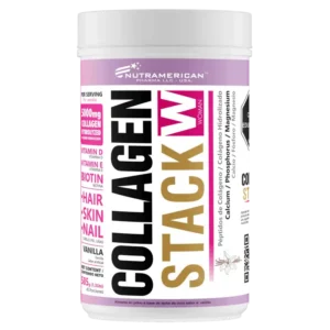 Bote de suplemento Collagen Stack W - Colágeno hidrolizado para mujer de Nutramerican