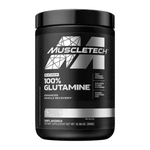 Platinum 100% Glutamine 300g de Muscletech - Recuperador muscular