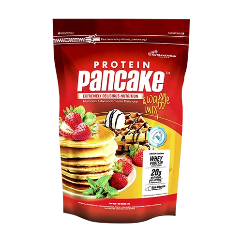 Protein Pancake Mix Nutramerican - Panqueques proteicos con 20g de proteína