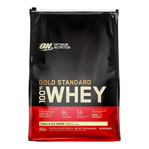 Proteína 100% Whey Gold Standard 10LB de Optimum Nutrition