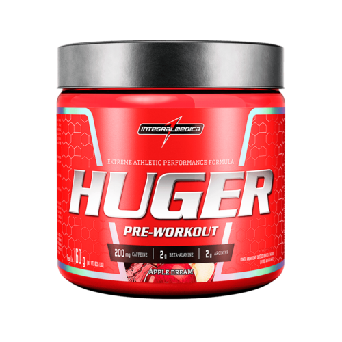 Huger Pre-Workout 160g - 20 servicios - Integralmédica