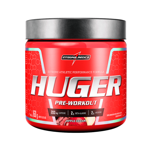 Huger Pre-Workout 160g - 20 servicios - Integralmédica