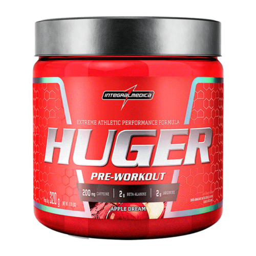 Huger Pre-Workout 320g - 40 servicios - Integralmédica