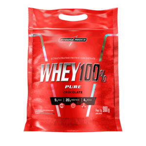 Proteína Whey 100% Pure Integralmédica Chocolate 900g