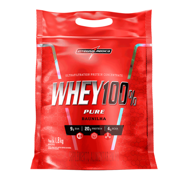 Proteína Whey 100% Pure 4LB Integralmédica Vainilla