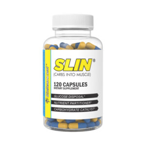 Frasco de SLIN Enhanced Athlete 120 cápsulas para particionador de nutrientes