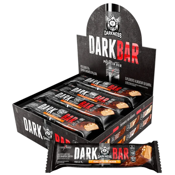 Dark Bar Proteína 90g Peanut Butter Darkness