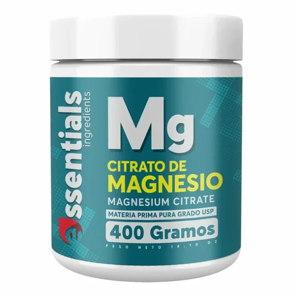 Citrato de Magnesio 400g de Essentials Ingredients