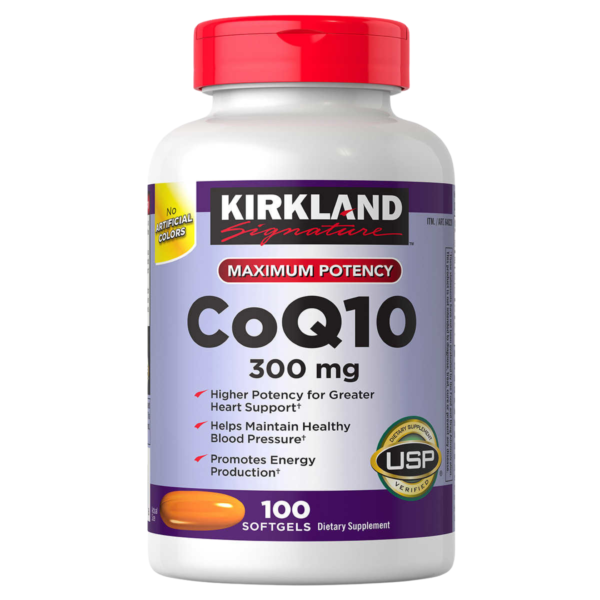 CoQ10 300 mg 100 Softgels I Kirkland Signature