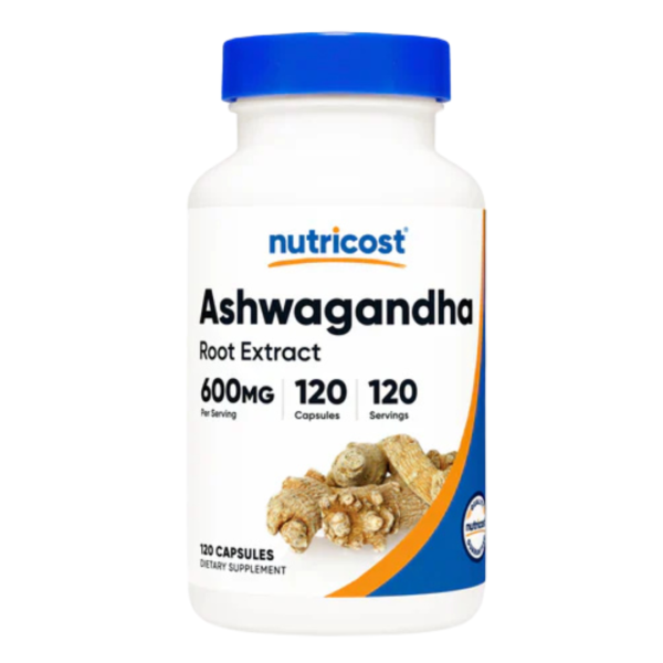 Ashwagandha Root Extract 600mg 120 Cápsulas I Nutricost