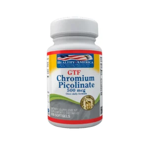 GTF Chromium Picolinate 500mcg Healthy America