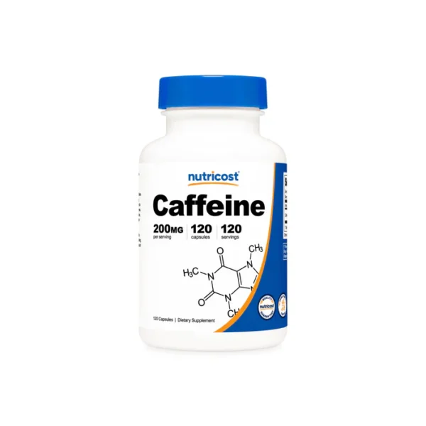 Caffeine Nutricost 200mg con 120 cápsulas