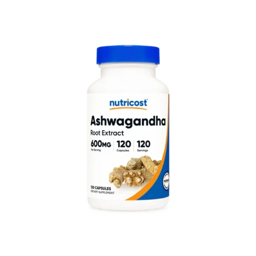 Ashwagandha Root Extract 600mg Nutricost suplemento para reducción del estrés