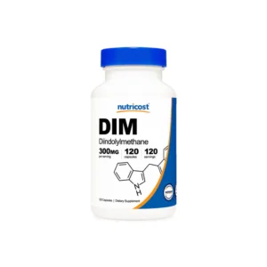 DIM 300mg 120 cápsulas Nutricost, suplemento de Diindolylmethane