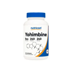 Yohimbine 5mg - 240 Cápsulas | Nutricost