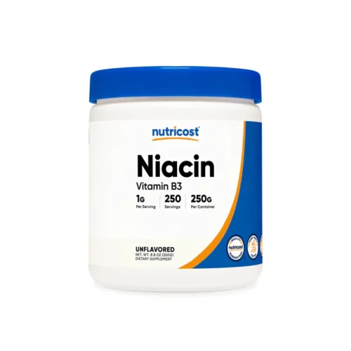 Niacina 1000mg Vitamina B3 - 250g, 250 Servings | Nutricost