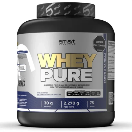 Proteína Whey Pure 5LB de Smart Nutrition - Sabor Vainilla