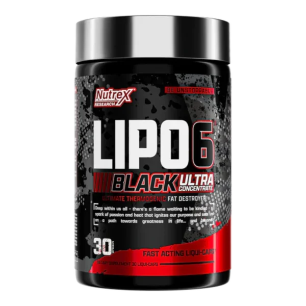 Lipo 6 Black Ultra Concentrate Nutrex - Quemador de Grasa Extremo