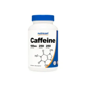 Caffeine Nutricost 100mg con 250 cápsulas