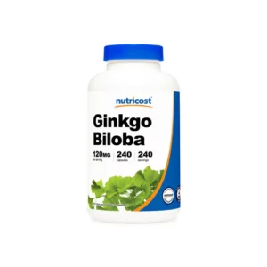 Ginkgo Biloba 120mg Nutricost, 240 cápsulas