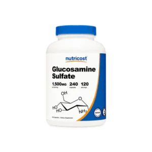 Glucosamine Sulfate 1,500mg Nutricost, 240 cápsulas