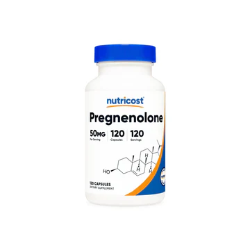 Pregnenolone 50MG 120 Cápsulas - Nutricost