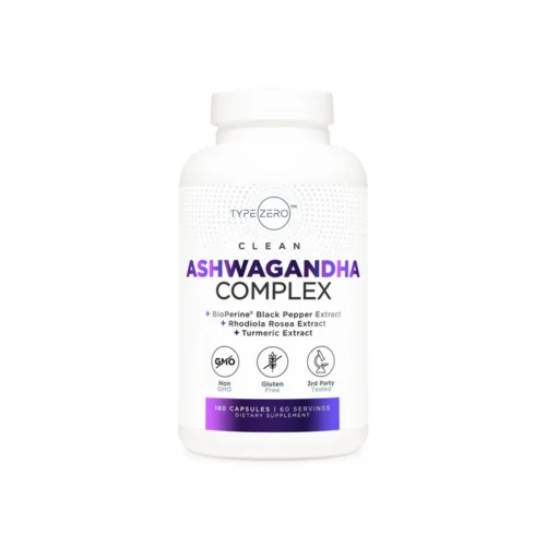 Ashwagandha Complex Type Zero suplemento para reducir el estrés y aumentar la energía