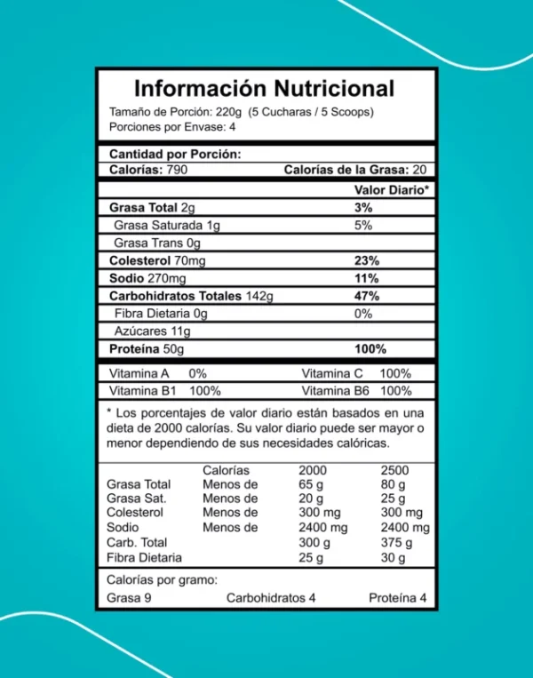 Viga 1.34KG de FitMafia tabla