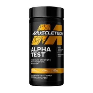 Alpha Test 120 Cápsulas MuscleTech - Potenciador de Testosterona