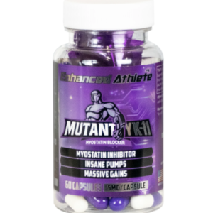 Frasco de Mutant YK-11 Enhanced Athlete 60 cápsulas para ganancia muscular extrema