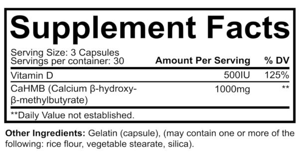 HMB 90 Cápsulas NutraKey - Preserva Masa Muscular y Reduce el Catabolismo