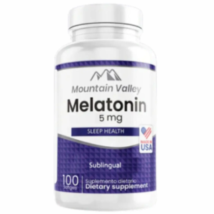 Melatonin 5 mg 100 pastillas sublinguales - Mountain Valley