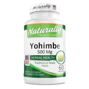 Yohimbe 500 mg 60 caps Herbal Health Suplemento Natural