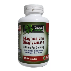 Magnesio Bisglicinato 800mg Natural Innovation 100 Cápsulas