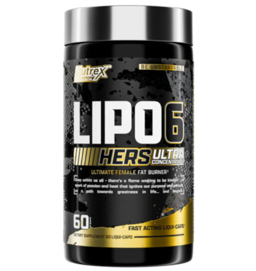 Lipo 6 Hers Ultra Concentrate 60 Cápsulas Nutrex Research