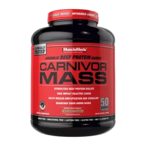 Carnivor Mass 6LB MuscleMeds proteína de carne hidrolizada para ganar masa muscular