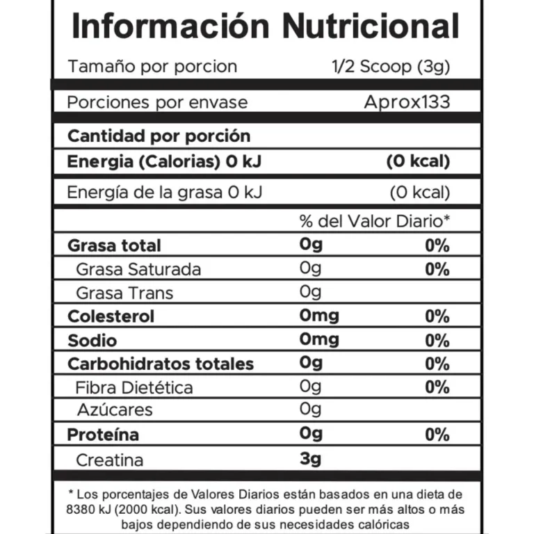 Creatina Monohidrato Micronizada 133 Servicios (3g) I IMN - Imagen 2