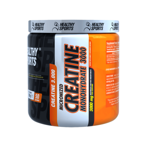 Creatine Monohydrate 3000 150g de Healthy Sports, creatina micronizada para mejorar el rendimiento.