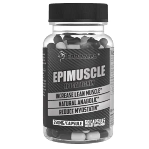 Frasco de Epimuscle Epicatechin Enhanced Athlete - 60 cápsulas para crecimiento muscular