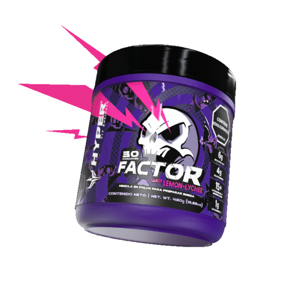 Factor 30 servicios de Hyper - Pre-entreno con BCAA