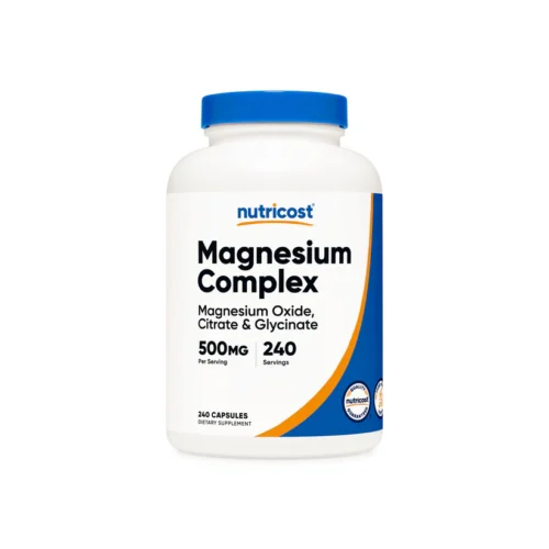 Magnesium Complex 500mg Nutricost, 240 Cápsulas, 240 Servings