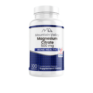 Magnesium Citrate 500 mg 100 cápsulas - Mountain Valley