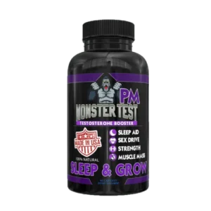 Monster Test PM Testosterone Booster de Angry Supplements (60 cápsulas)