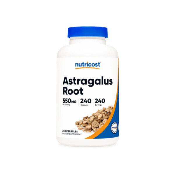 Astragalus Root 550mg Nutricost 240 Cápsulas Suplemento