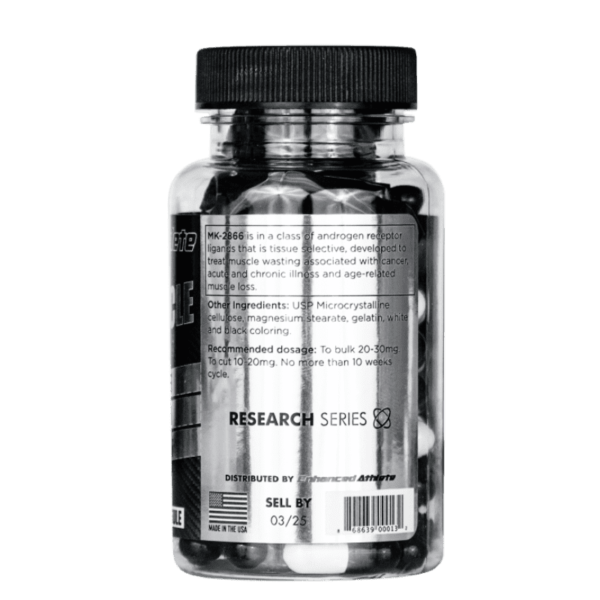 Ostamuscle 10mg ( Ostarine MK-2866 ) 60 cápsulas l Enhanced Athlete - Imagen 2