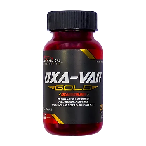 Oxa-Var Gold Oxandrolona 20 mg 60 Cápsulas - Fuerza y Masa Magra